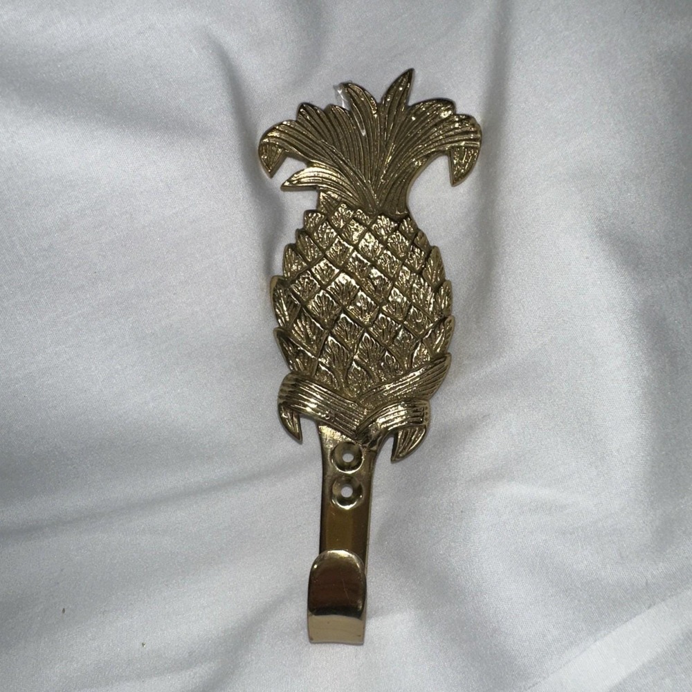 Brass Pineapple Hook 6"‎
